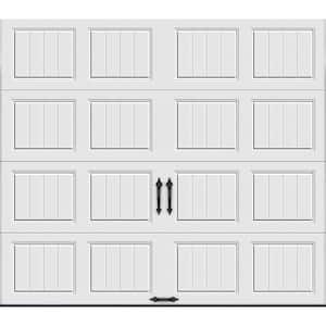 Gallery Collection 9 ft. x 7 ft. 6.5 R-Value Insulated Solid White Garage Door
