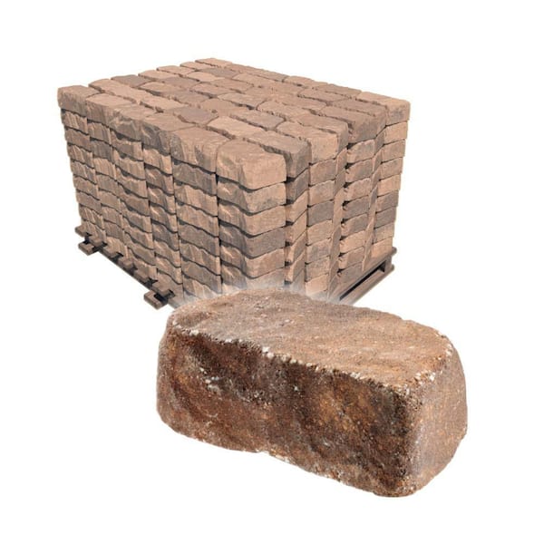 Oldcastle Mini Beltis 3 in. H x 8 in. W x 4 in. D Tan Charcoal