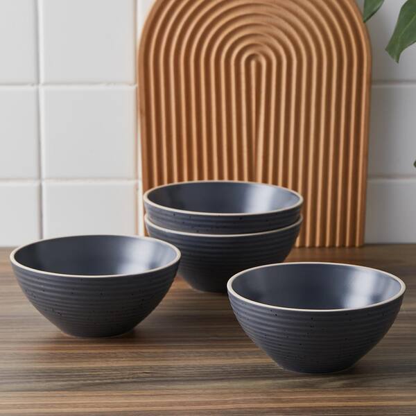 LAUREN MANGOOGIAN チャコール グレー 定価86900円 STONE LAIN Lauren 32-Piece Charcoal Stoneware Dinnerware Set