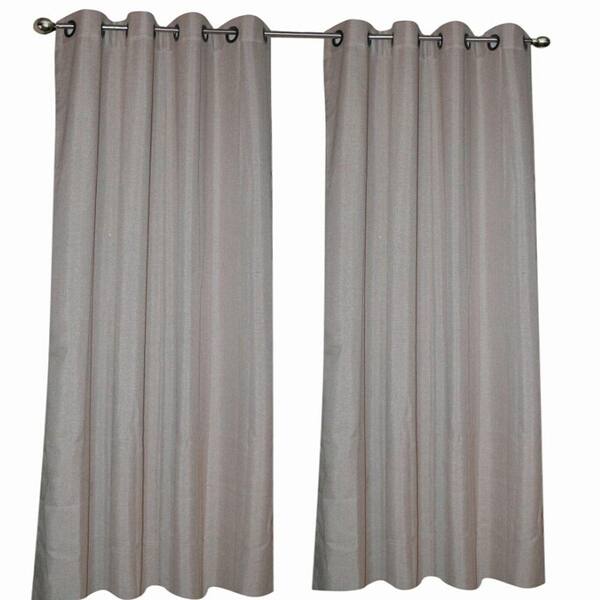 Home Decorators Collection Semi-Opaque Linen Hudson Grommet Curtain - 50 in. W x 84 in. L
