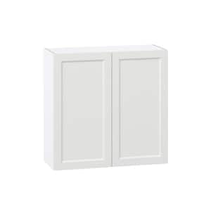 Alton Painted White Recessed Assembled Wall Kitchen Cabinet with 2 Full Height Doors (36 in. W x 35 in. H x 14 in. D)