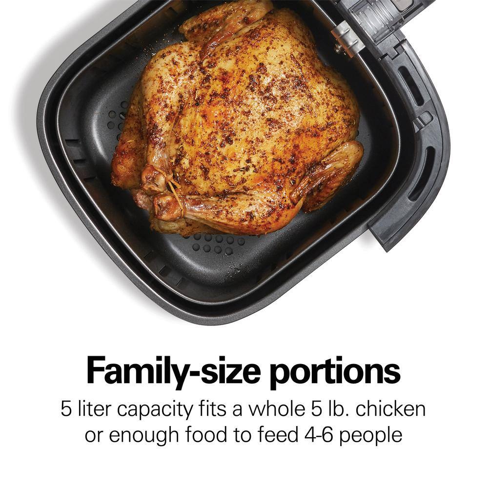 Hamilton Beach 5.8 Quart Stainless Steel Digital Air Fryer