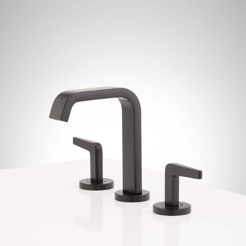 SIGNATURE HARDWARE Drea 8 in. Widespread Double Handle Bathroom
