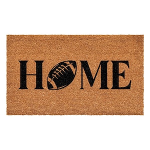 Football Home Doormat, 17" x 29"
