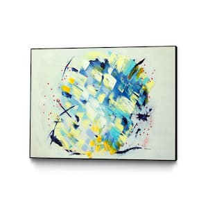 "Soleil Du Matin" by Carole St-Germain Framed Abstract Wall Art Print 14 in. x 11 in.
