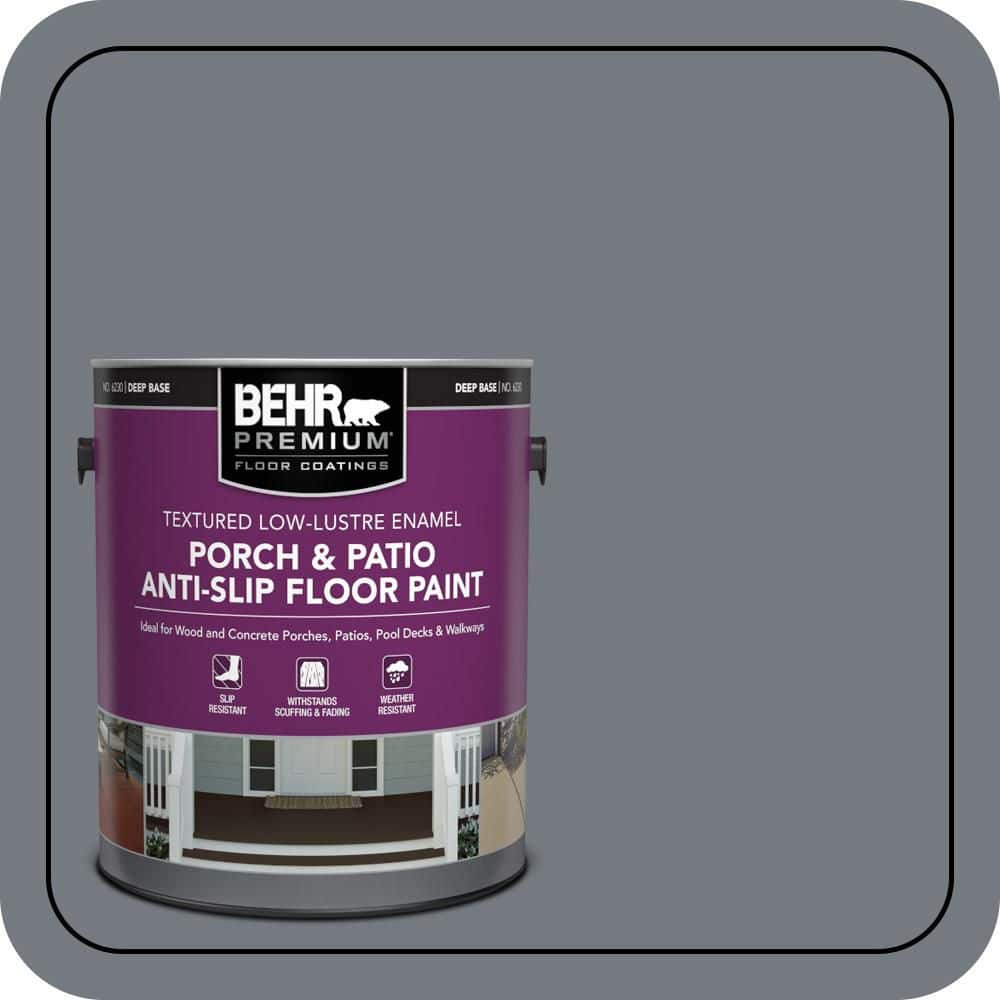 BEHR PREMIUM 1 gal. #N510-5 Liquid Mercury color Textured Low-Lustre ...