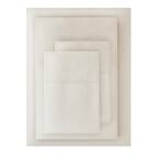 400 Thread Count Performance Cotton Sateen 4-Piece King Sheet Set in Ivory