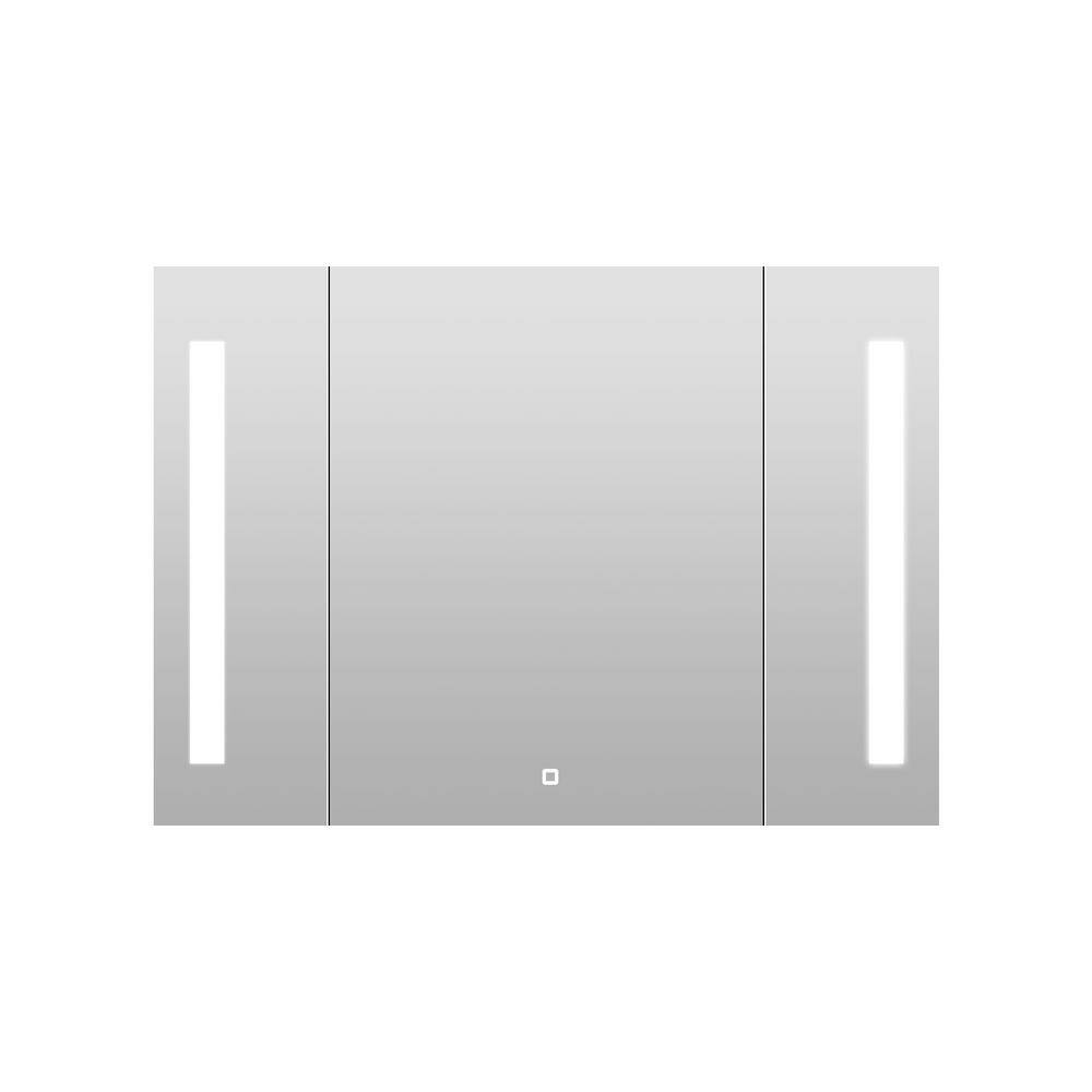 WELLFOR 36 in. W x 26 in. H Rectangular Aluminium Recessed/Surface