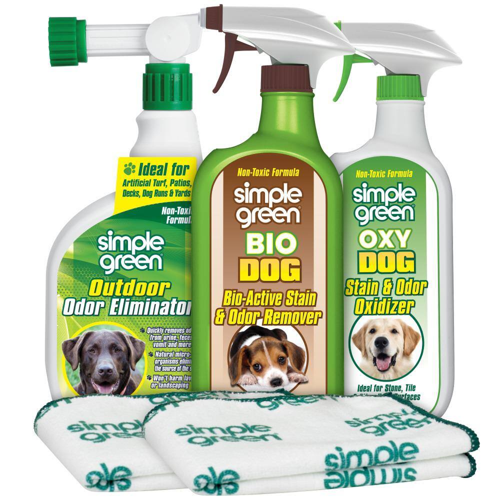 Simple Green Dog Indoor And Outdoor Odor And Stain Remover Kit 1300000120001 The Home Depot