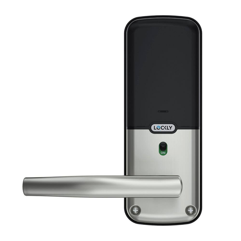 Satin Nickel Wi-Fi Smart Door Lock with Biometric Fingerprint