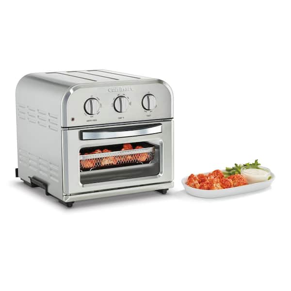 Cuisinart 1500-Watt Stainless Steel Compact Airfryer Toaster Oven TOA-26 -  The Home Depot
