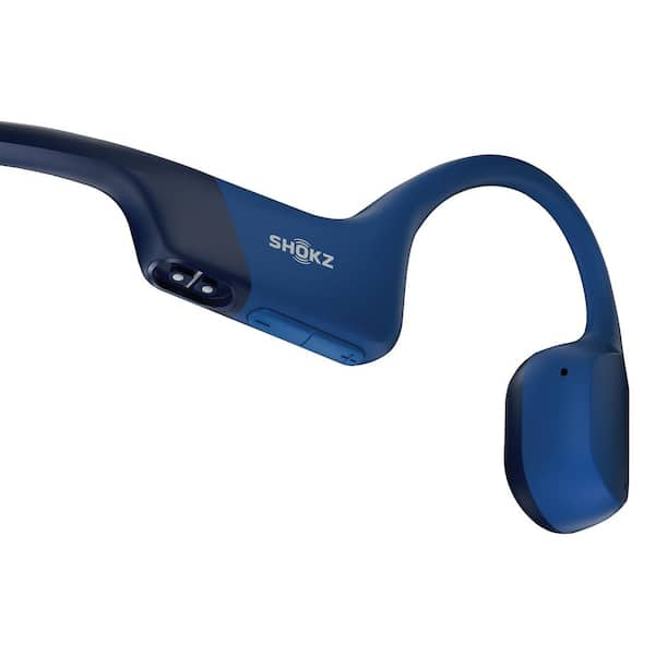 OpenRun Bone-Conduction Open-Ear Sport Headphones with Microphones in Blue