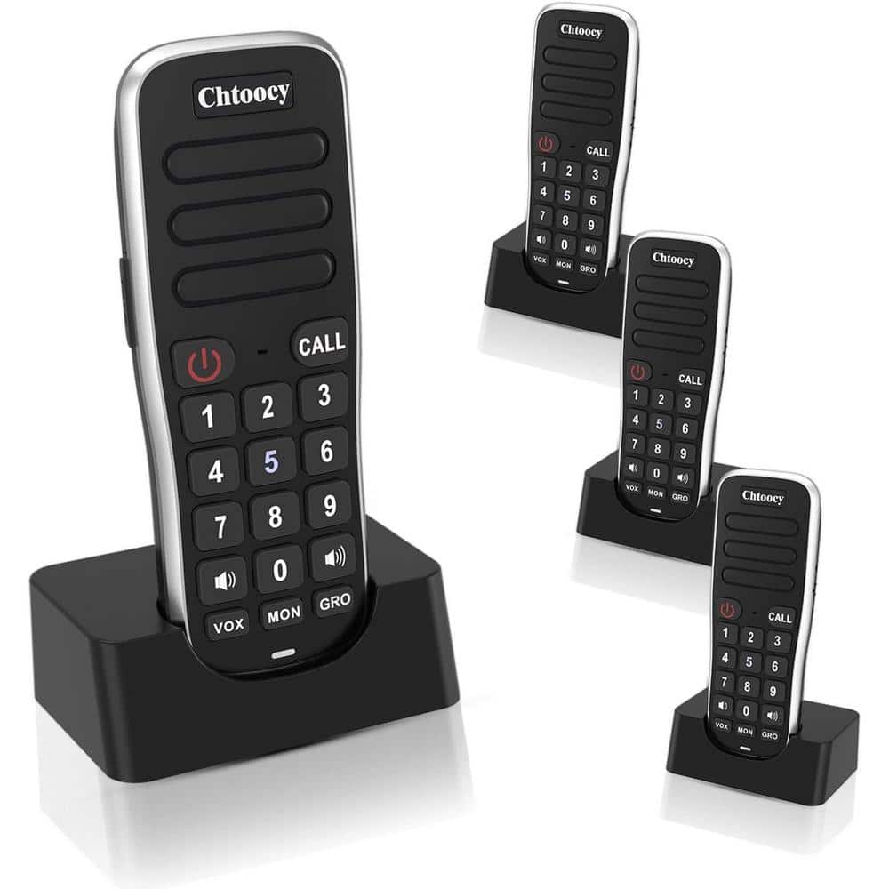 Rechargeable Intercoms Wireless for Home 5280 ft. Range 10-Channel, Handhel