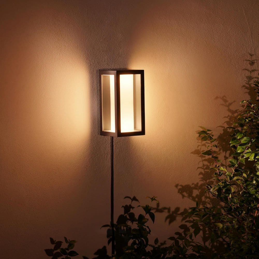Philips Hue Impress Black Outdoor Plug-In White and Color Ambiance
