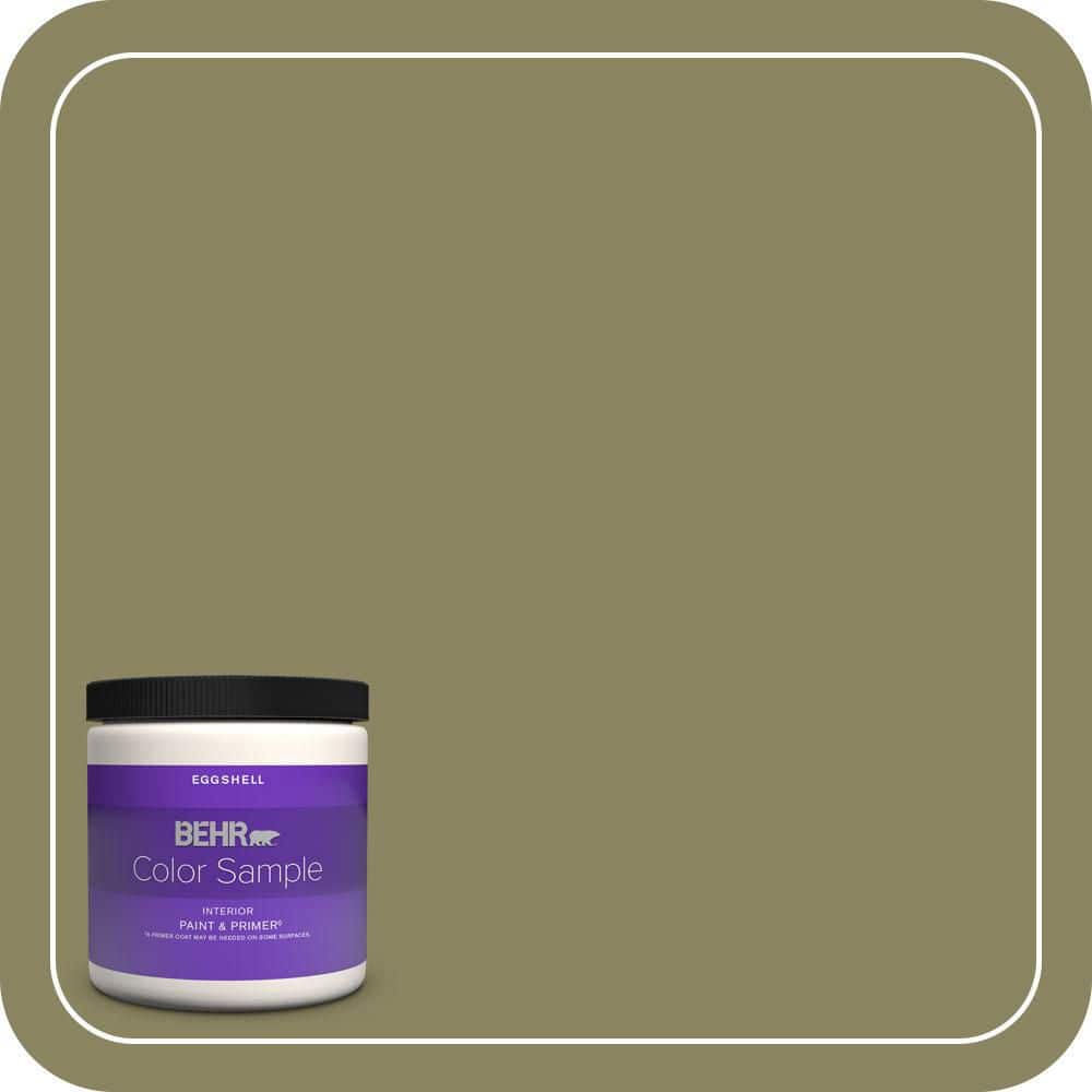 8 oz. #S350-5 Green Scene Eggshell Enamel Interior Paint & Primer Color Sample price history on PriceWatchPro