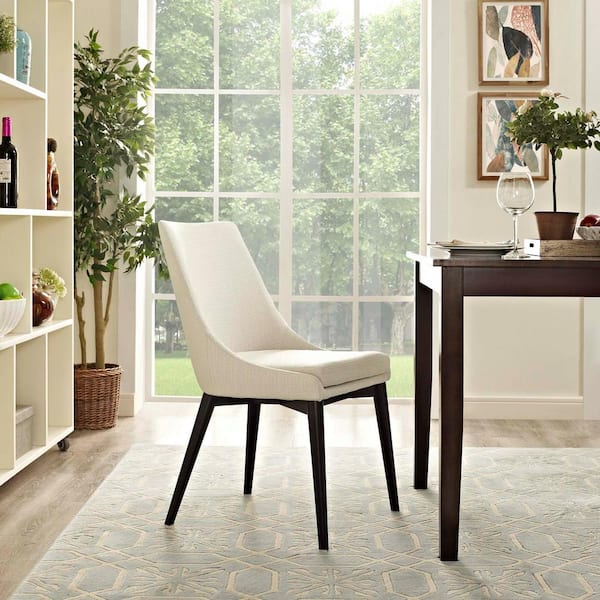 Viscount Beige Fabric Dining Chair