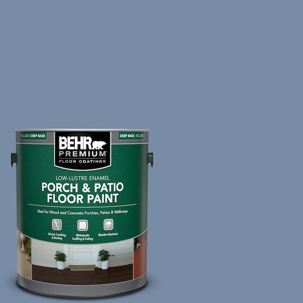 1 gal. #590F-5 Magic Spell Low-Lustre Enamel Interior/Exterior Porch and Patio Floor Paint