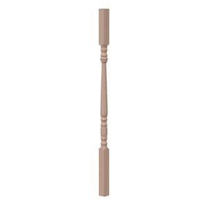 Stair Parts 31 in. x 1.1/4 in. 5205 Unfinished Hemlock Square Top Wood Baluster for Stair Remodel