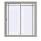 Stanley Doors 72 in. x 80 in. Double Sliding Patio Door with 10-Lite ...