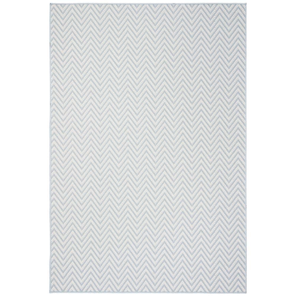 Gray and Cream Hand-knotted Washable Rectangular Rug