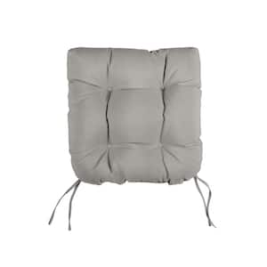 Shadow Tufted Chair Cushion Round U-Shaped Back 16 x 16 x 3