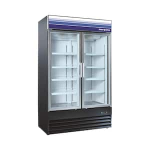 45 cu. Ft. Frost Free Commercial Upright Merchandiser Freezer in Black