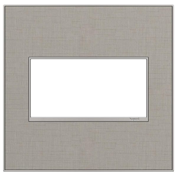 Legrand adorne 2 Gang Decorator/Rocker Wall Plate, True Linen (1-Pack)
