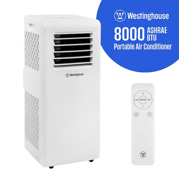 Westinghouse 8,000 BTU Portable Air Conditioner Cools 350 Sq. Ft. With ...