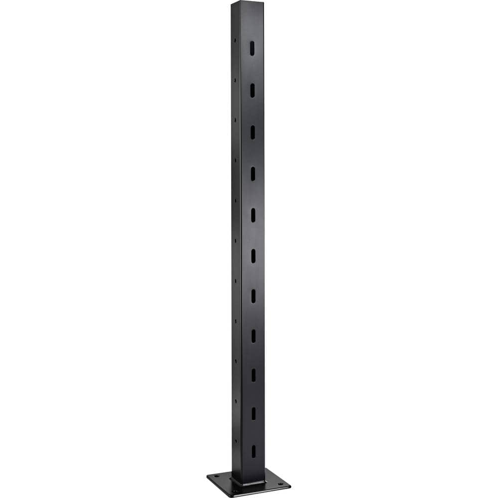 CityPost Deck To Stair Corner Post: 36 In. Base Mount: Black CP-DTS-B ...