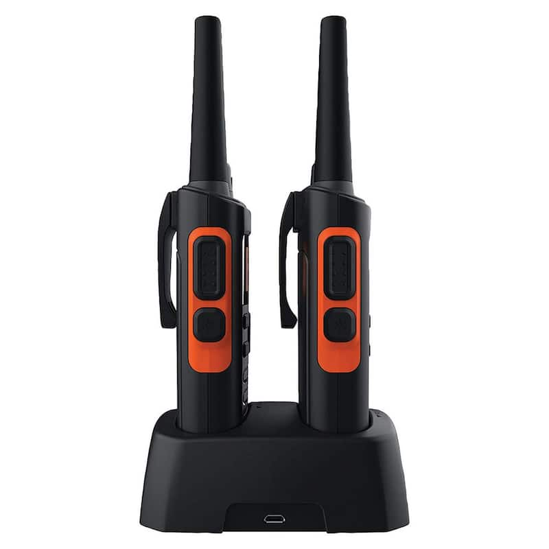 38-Mile-Range Waterproof 2-Way Radio, 2 Pack