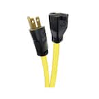 25 ft. 12/3 Extension Cord, Yellow