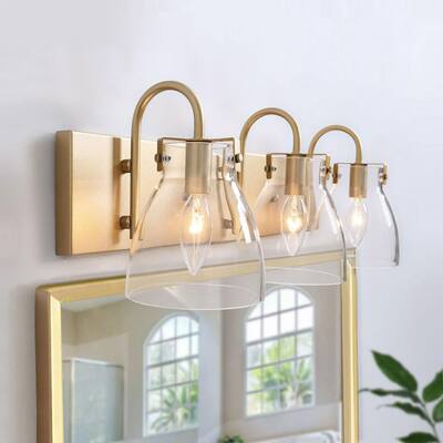 Gold - Vanity Lighting - Lighting - The Home Depot