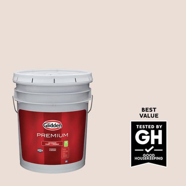 Glidden Premium 5 gal. PPG1016-1 Berry Frost Eggshell Interior Latex Paint
