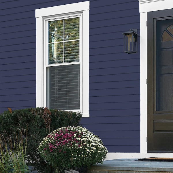 Glidden Premium 1 qt. PPG1165-7 Victory Blue Flat Exterior Latex