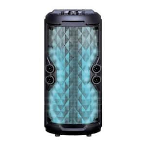 2 in. x 8 in. Portable Bluetooth Speaker with Light Show