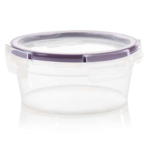 Total Solutions 3.8-Cup Plastic Round Storage Container