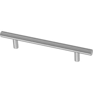 Simple Bar 5-1/16 in. (128 mm) Cabinet Drawer Pull (10-Pack) in Stainless Steel Finish