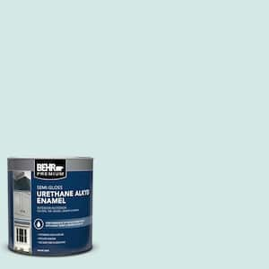 1 qt. #T14-5 Sky Blue Semi-Gloss Enamel Urethane Alkyd Interior/Exterior Paint