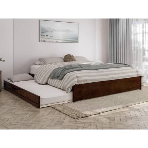 Solid panel platform bed discount