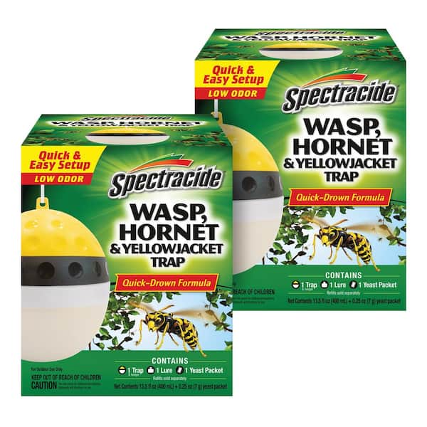 Wasp, Hornet and Yellow Jacket Canister Insect Trap (2-Pack)
