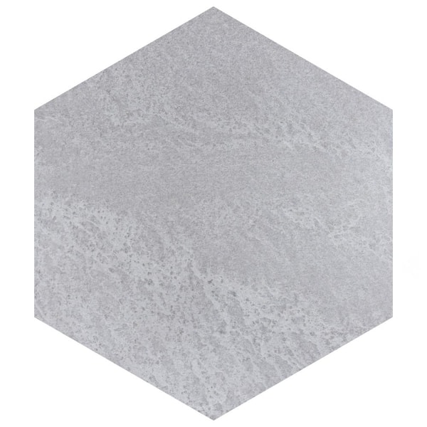 Merola Tile Nagpur Grand Hex Perla 9-1/2 in. x 11-1/4 in. Porcelain Floor and Wall Take Home Tile Sample