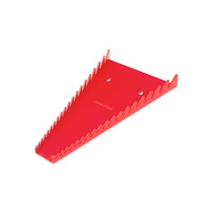 19-Tool Wrench Organizer Rack (Red)