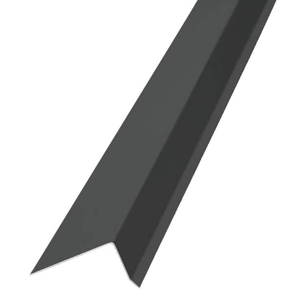 Gibraltar Building Products 2 in. x 4 in. x 10 ft. Roof Edge Flashing Charcoal