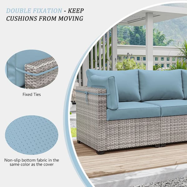 Patio Love Seat Cushions Patio Cushions Downluxe Outdoor Deep Seat