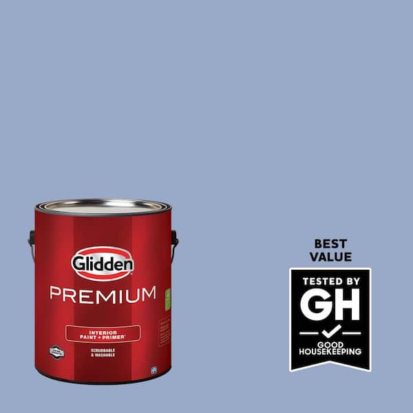 Glidden Premium 1 gal. PPG1166-4 Fresh Violet Semi-Gloss Interior Latex Paint