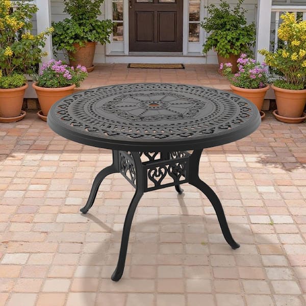36 inch round patio table with umbrella hole Arden 41