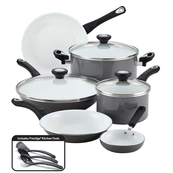 Farberware 8 Piece Nonstick Bakeware Set, Gray