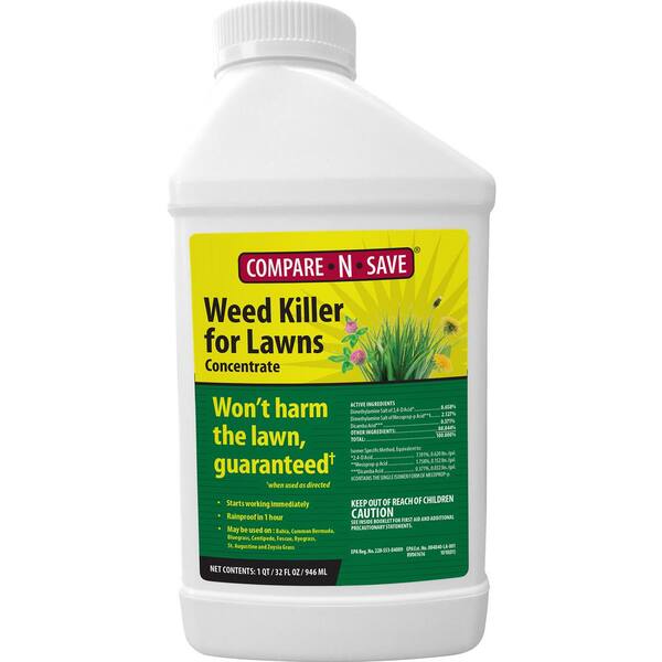 CompareNSave 32 oz. Weed Killer for Lawns Liquid Herbicide75451 The Home Depot