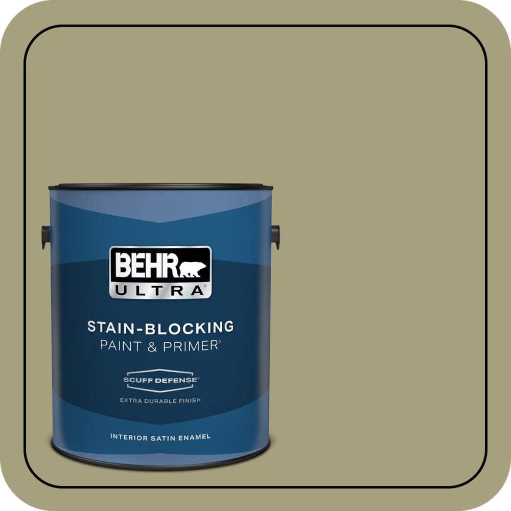 1 Gal. #S350-4A Dried Rosemary Extra Durable Satin Enamel Interior Paint and Primer price history on PriceWatchPro