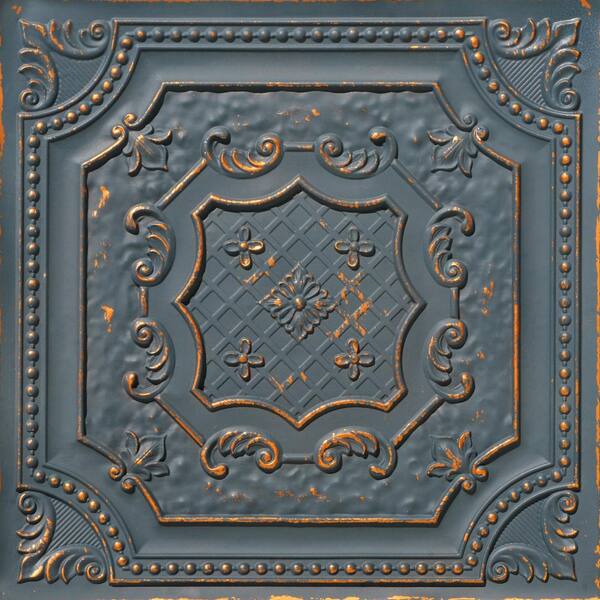 FROM PLAIN TO BEAUTIFUL IN HOURS Elizabethan Shield Graphite Gold 2 ft